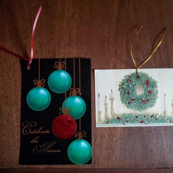 Lot of 50 Upcycled Christmas Gift Tags - Picture 4 of 14